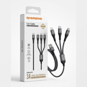 RIVERSONG 3 in 1 Data cable